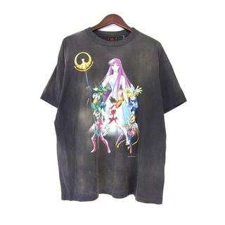 セントマイケル SAINT MICHAEL × 聖闘士星矢 ■ 24SS 【 SS SS TEE ATHENA SM YS8 0000 C28 】 アテナ グラフィック プリント 半袖 Tシャツ　f21924(Tシャツ/カットソー(半袖/袖なし))