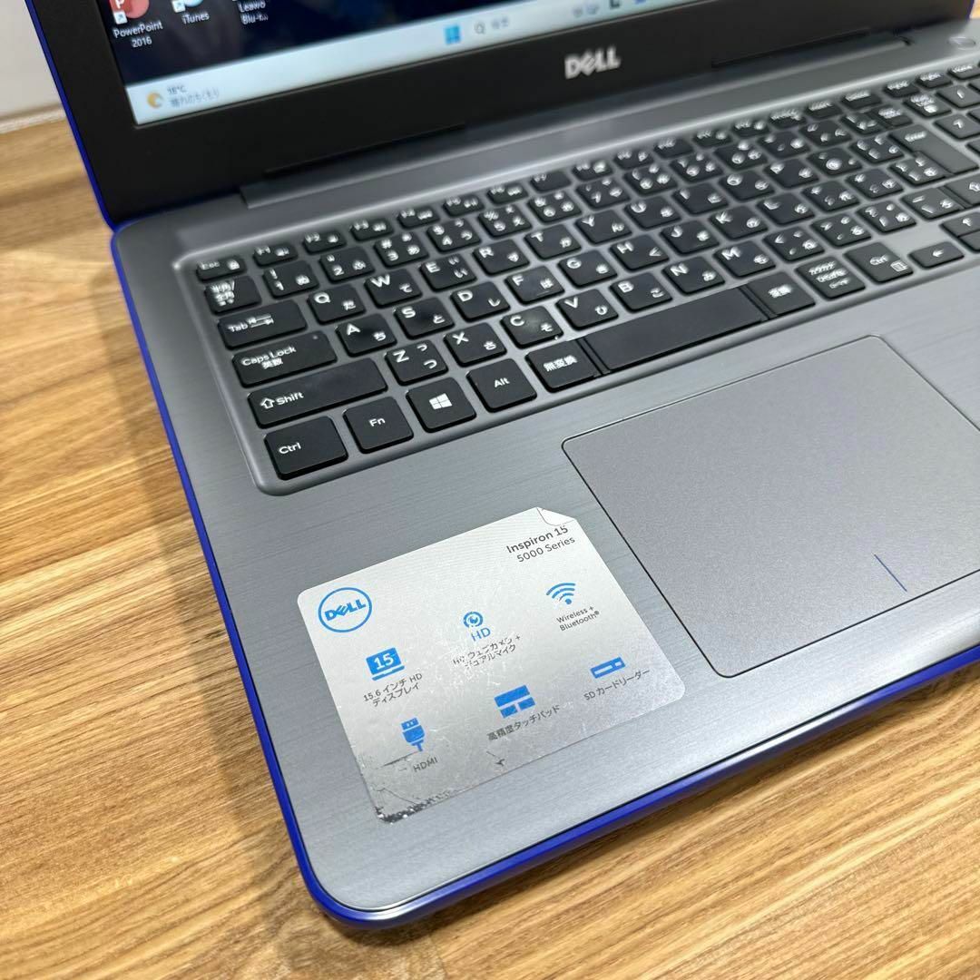 DELL(デル)の【限定1台】DELLスカイブルー☘7世代☘新品SSD256GB/メモリ12GB スマホ/家電/カメラのPC/タブレット(ノートPC)の商品写真