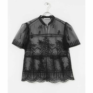 アーバンリサーチ(URBAN RESEARCH)の【ブラック】CURRENTAGE Gara blouse(シャツ/ブラウス(長袖/七分))