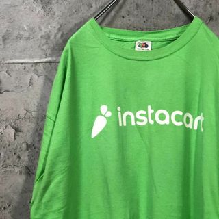 Instacart 企業ロゴ USA輸入 オーバーサイズ Tシャツ(Tシャツ/カットソー(半袖/袖なし))