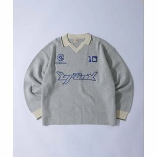 パルグループアウトレット(PAL GROUP OUTLET)の【ライトグレー】【WHO'S WHO gallery】BRONXサッカーニット(ニット/セーター)