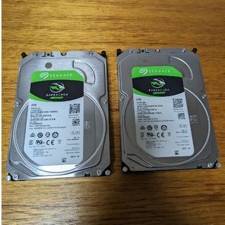 シーゲイト(SEAGATE)のSeagate Barracuda 4TB ST4000DM004 2個セット(PCパーツ)