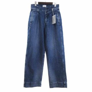 タナカ THE WIDE JEAN TROUSERS デニムパンツ 青 27