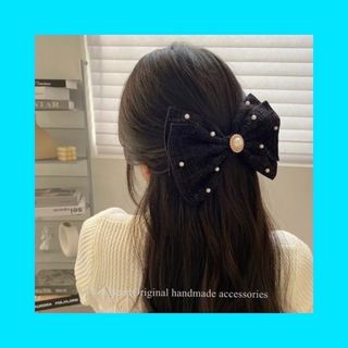 ヘアアクセサリー　ヘアクリップ　ヘアアクセ　レディース　リボン　ビッグリボン