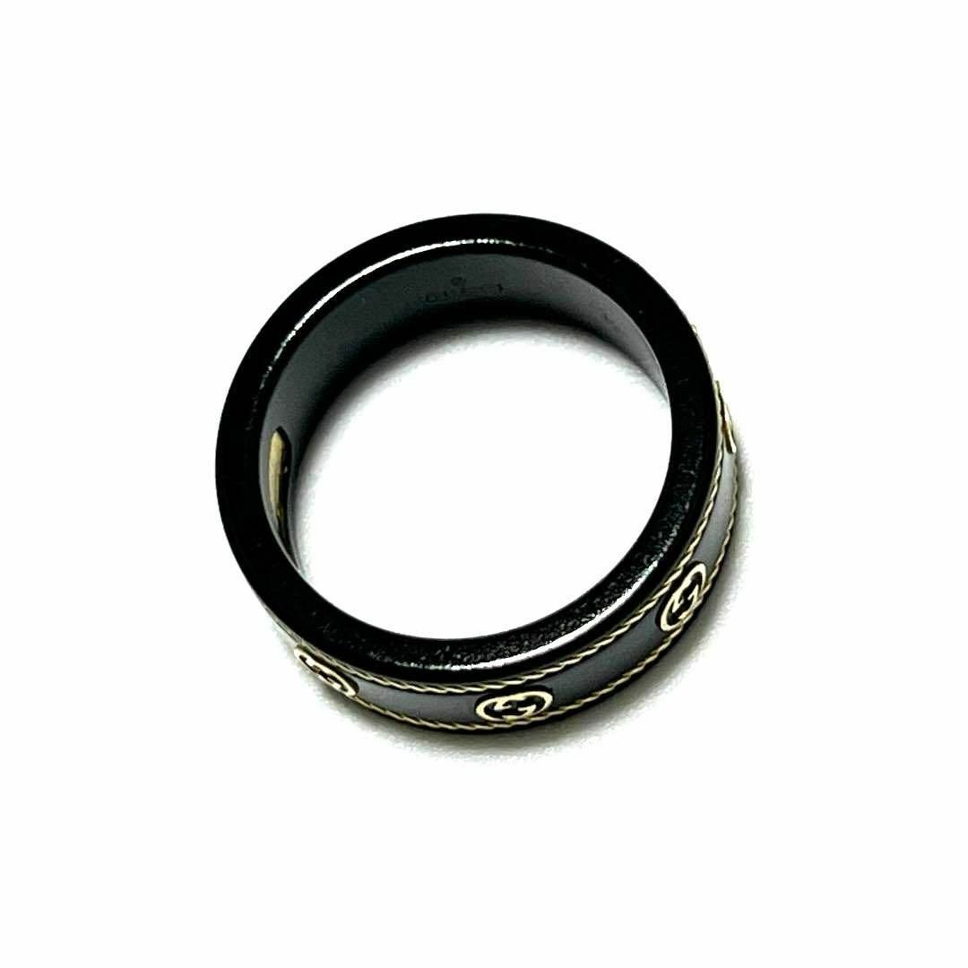 Gucci(グッチ)の【15号】グッチ　GUCCI　メンズ　アイコン　リング　指輪　ゴールド　K18 メンズのアクセサリー(リング(指輪))の商品写真