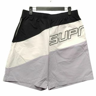 シュプリーム(Supreme)のSUPREME シュプリーム 24SS Curve Nylon Short カーブ ナイロン ショーツ ブラック×ホワイト×パープル サイズM 正規品 / 34239(ショートパンツ)