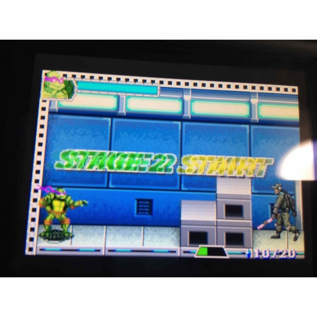 KONAMI(コナミ)の正規品　tmnt double pack GBA タートルズ エンタメ/ホビーのゲームソフト/ゲーム機本体(携帯用ゲームソフト)の商品写真