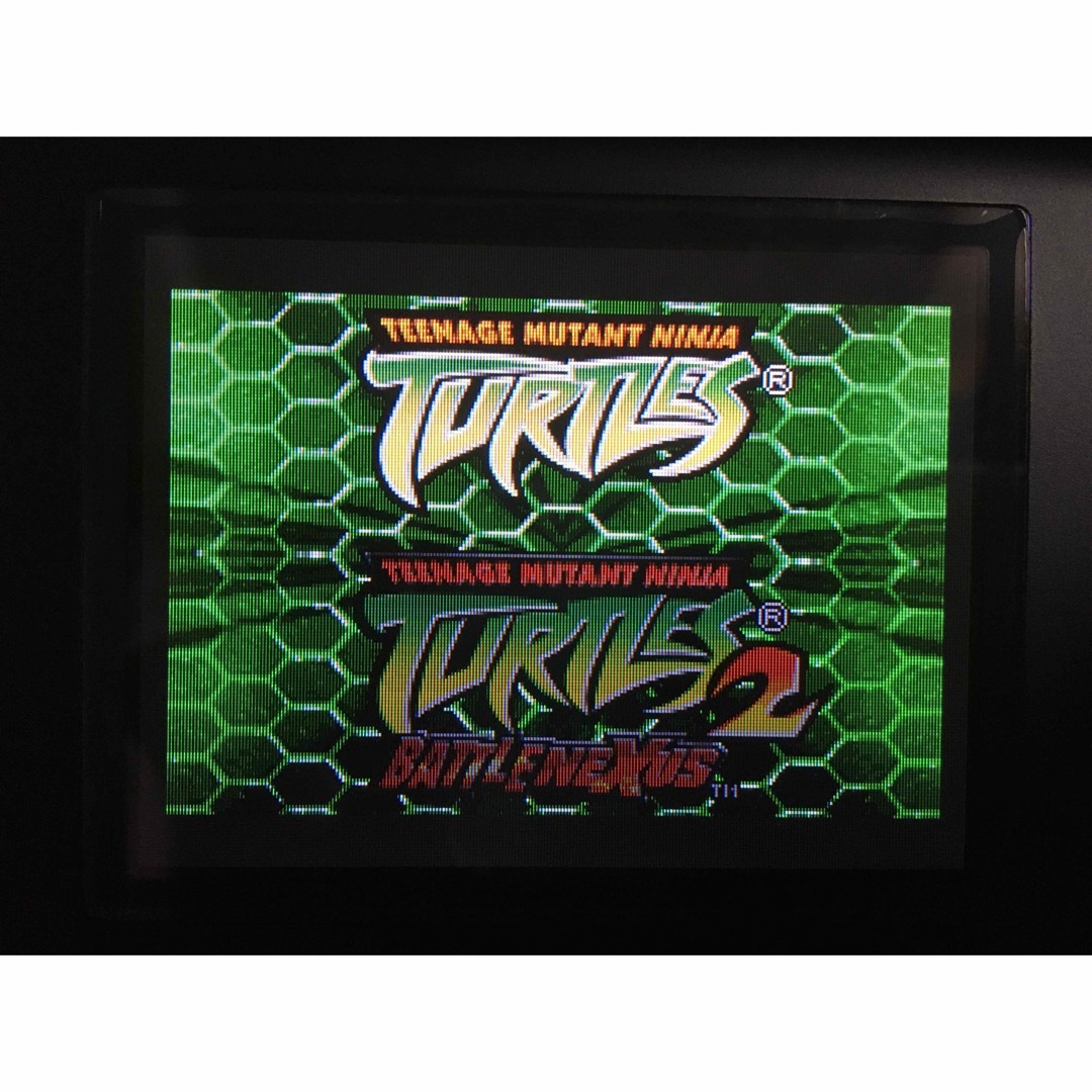 KONAMI(コナミ)の正規品　tmnt double pack GBA タートルズ エンタメ/ホビーのゲームソフト/ゲーム機本体(携帯用ゲームソフト)の商品写真