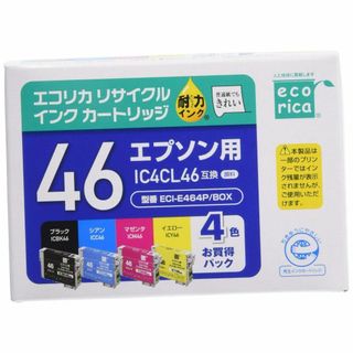 【色:4色パック_スタイル:通常パッケージ】エコリカ エプソン IC4CL46対(PC周辺機器)