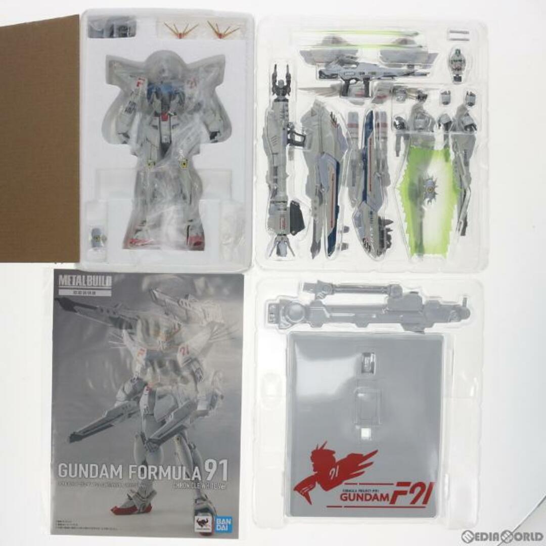 BANDAI(バンダイ)のMETAL BUILD ガンダムF91 CHRONICLE WHITE Ver. 機動戦士ガンダムF91 完成品 可動フィギュア バンダイスピリッツ エンタメ/ホビーのフィギュア(アニメ/ゲーム)の商品写真