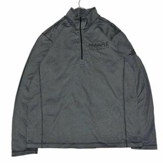 THE NORTH FACE - ノースフェイス ハーフジップスウェット US企業 薄手 ロゴ刺繍 n61