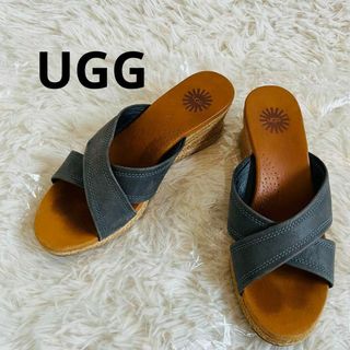 アグ(UGG)のUGG(アグ)/ウェッジソール・サンダル　24㎝(サンダル)