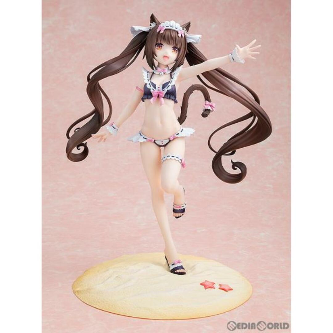 Chocola(ショコラ)のショコラ メイド水着ver. ネコぱら 1/7 完成品 フィギュア KADOKAWA(カドカワ) エンタメ/ホビーのフィギュア(アニメ/ゲーム)の商品写真