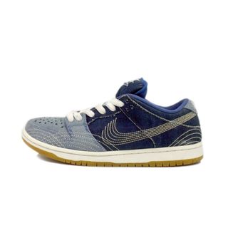 ナイキ(NIKE)のナイキ NIKE ■ 【 SB DUNK LOW Sashiko CV0316 400 】 SB ダンク ロー 刺し子 スニーカー　w18834(スニーカー)