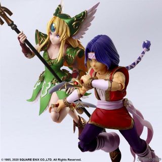 エニックス(ANYCCS)のBRING ARTS(ブリングアーツ) ホークアイ&リース 聖剣伝説3 TRIALS of MANA(トライアルズ オブ マナ) 完成品 可動フィギュア スクウェア・エニックス(アメコミ)