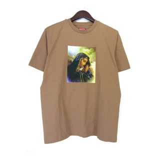 シュプリーム(Supreme)のシュプリーム Supreme ■ 【 Mary Rhinestone S/S Top Tan 】 メリー ラインストーン 半袖 Tシャツ　h0749(Tシャツ/カットソー(半袖/袖なし))