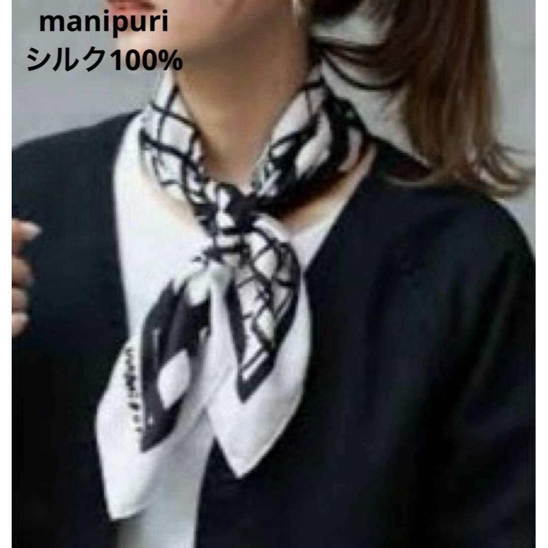 manipuri(マニプリ)のmanipuri マニプリ別注ギンガムチェック　100%ベイクルーズ レディースのファッション小物(バンダナ/スカーフ)の商品写真