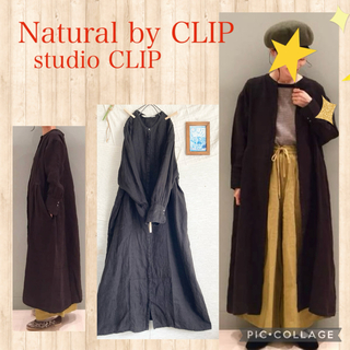 STUDIO CLIP - リネン100％★2way★ Natural by CLIP  ワンピース　