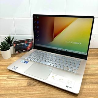 エイスース(ASUS)の【希少】ASUSアイシクルゴールド☘8世代i5☘NVMe256+HDD1TB☘️(ノートPC)