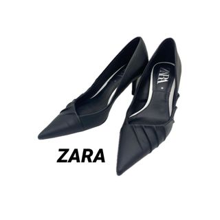 ザラ(ZARA)の☆ZARA ザラ  パンプス ヒール シューズ ブラック(ハイヒール/パンプス)