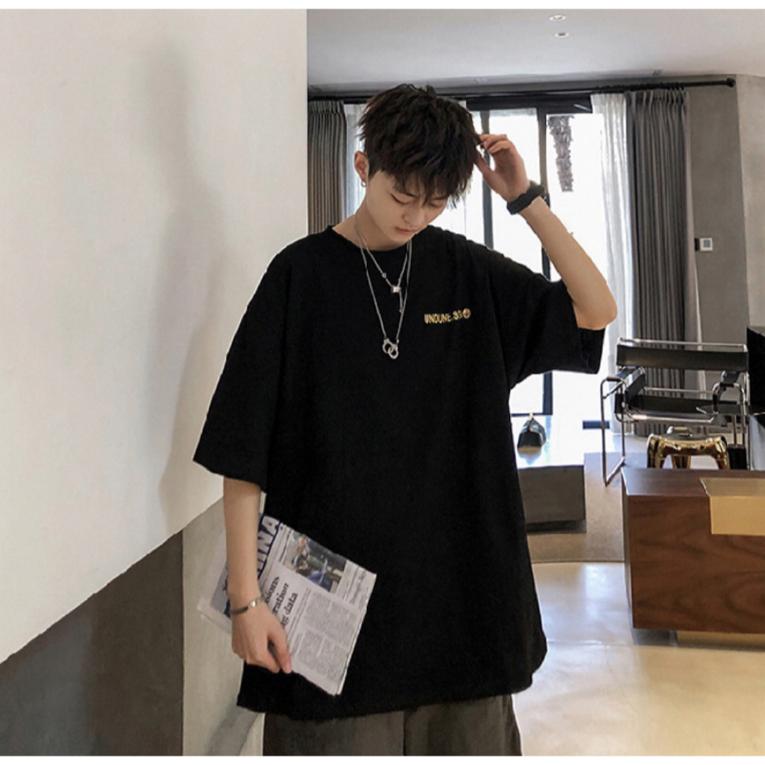 トムとジェリー Tシャツ 半袖 XXL 黒 アメコミ ストリート 韓国 人気 メンズのトップス(Tシャツ/カットソー(半袖/袖なし))の商品写真