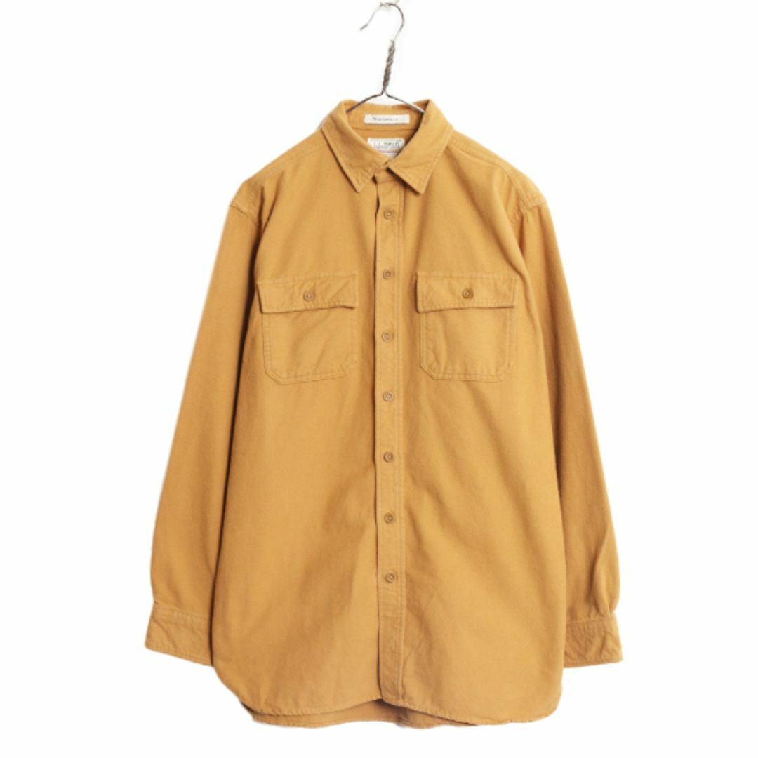 激安の コットン LLBEAN - L.L.Bean シャモア シャツ 長袖 クロス 男性用