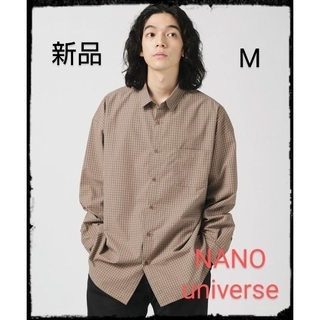 ナノユニバース(nano・universe)の【新品】LB.04/WEB限定 ワンポイントワイドチェックシャツ(シャツ)