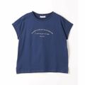 【COBALT】コットン ロゴ クルーネック イージーTシャツ <A DAY I