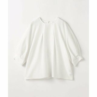 アデイインザライフ(a day in the life)の【OFF WHITE】タックスリーブ クルーネックブラウス <A DAY IN THE LIFE>(シャツ/ブラウス(長袖/七分))