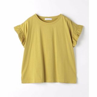 アデイインザライフ(a day in the life)の【YELLOW】シルケット フリルスリーブ Tシャツ <A DAY IN THE LIFE>(カットソー(長袖/七分))