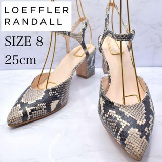 レフラーランデル(LOEFFLER RANDALL)のloeffler randall ロフラーランドール　パイソン　サンダル25cm(サンダル)