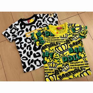 ベビードール(BABYDOLL)の【新品】ベビードール　キッズ　ベビー　Tシャツ 半袖　シャツ　90 2枚セット(Tシャツ/カットソー)