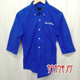 【未使用】マーダーライセンス ドット 半袖 シャツ ブルー サイズ46(M) メンズ MURDER LICENCE トップス(その他)