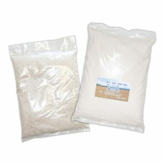 自然栽培 小麦粉（全粒粉&強力粉）(各1kg)★無肥料無農薬★薬品は一切使用なし(米/穀物)