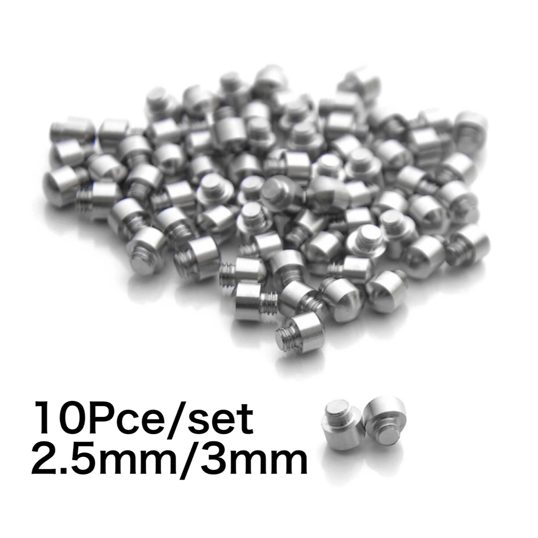 金属ネジタイプ ヒットポイントヒットゴム2.5mm / 3mm ハサミ用10個 キッズ/ベビー/マタニティの洗浄/衛生用品(散髪バサミ)の商品写真