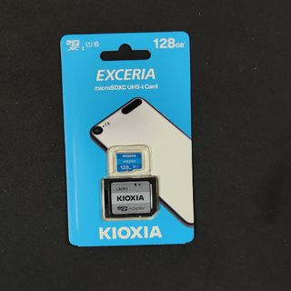 トウシバ(東芝)の新品未使用 旧東芝 KIOXIA  microSD 128GB アダプター付き(その他)