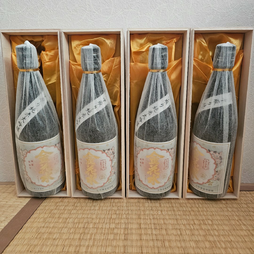 金花水　中取り純米大吟醸　720ml 　4本セット 食品/飲料/酒の酒(日本酒)の商品写真