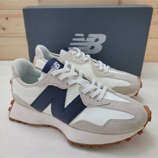 New Balance - ニューバランス WS327KB  ホワイト/ネイビー/ガム 23.5㎝