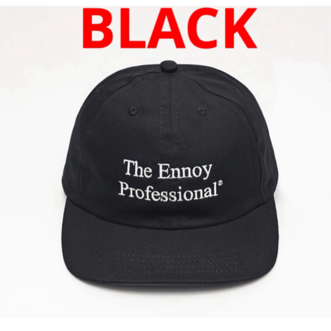 ennoy cotton cap black  メンズの帽子(キャップ)の商品写真