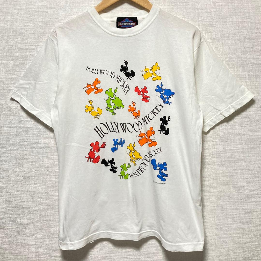 Disney(ディズニー)の90s GEMS HOLLYWOOD MICKEY Tシャツ ディズニー 貴重 メンズのトップス(Tシャツ/カットソー(半袖/袖なし))の商品写真