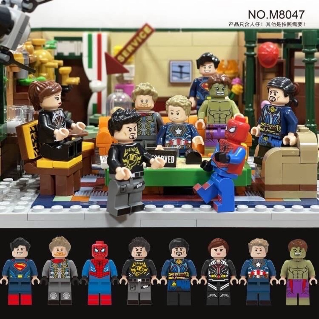 今だけ！レゴ互換　アベンジャーズ　スパイダーマン　スーパーマン　ミニフィグ　24 エンタメ/ホビーのおもちゃ/ぬいぐるみ(模型/プラモデル)の商品写真