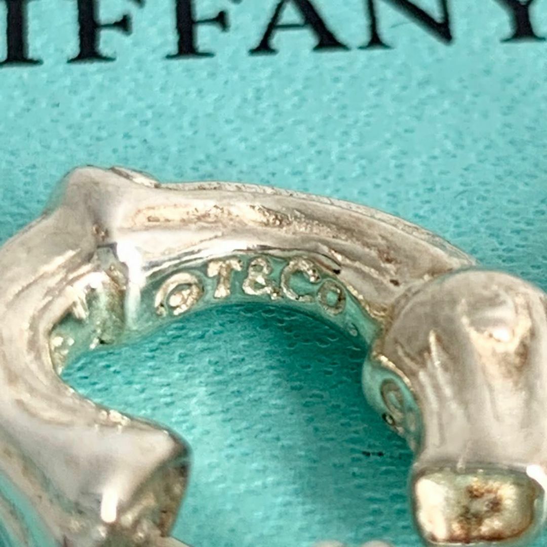 Tiffany & Co.(ティファニー)のティファニー 希少 バンブー フープ ピアス ヴィンテージ 廃盤 dt2 レディースのアクセサリー(ピアス)の商品写真