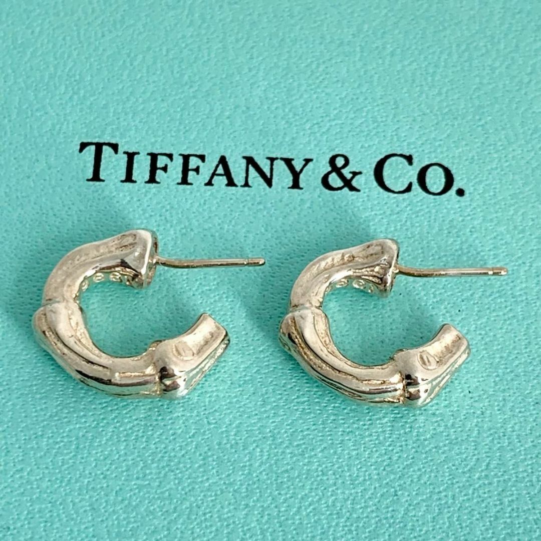 Tiffany & Co.(ティファニー)のティファニー 希少 バンブー フープ ピアス ヴィンテージ 廃盤 dt2 レディースのアクセサリー(ピアス)の商品写真