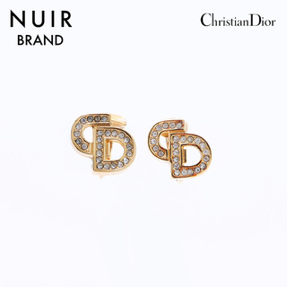 クリスチャンディオール(Christian Dior)のディオール Dior CD ラインストーン イヤリング(イヤリング)