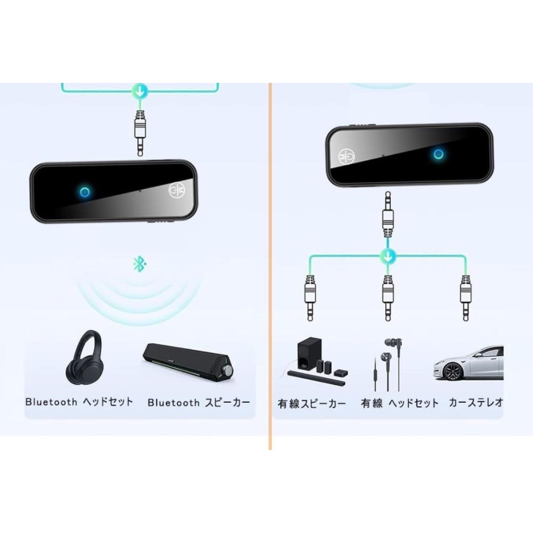 ⭐️⭐️Bluetooth Bluetooth テレビ トランスミッター 「一台 スマホ/家電/カメラのスマホアクセサリー(ストラップ/イヤホンジャック)の商品写真