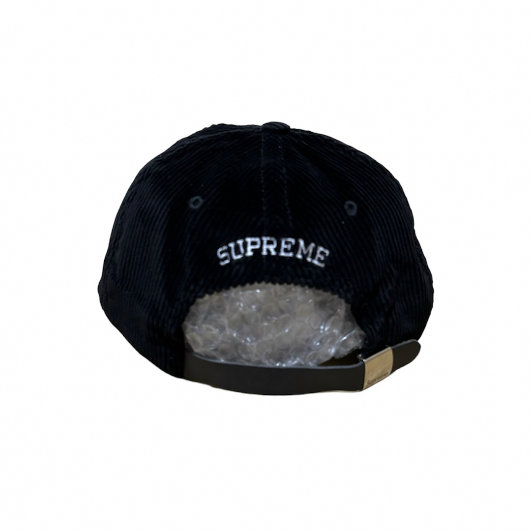 Supreme(シュプリーム)の【極美品】即完売 シュプリーム キャップ Sロゴ コーデュロイ 黒 メンズの帽子(キャップ)の商品写真