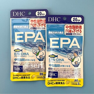 ディーエイチシー(DHC)のDHC　EPA20日分×2袋(その他)