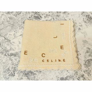 セリーヌ(celine)の【CELINE】セリーヌ　タオルハンカチ　縁フリル(ハンカチ)