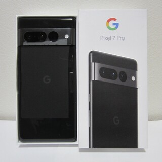 グーグル(Google)のGoogle Pixel7 Pro Obsidian 128GB(スマートフォン本体)