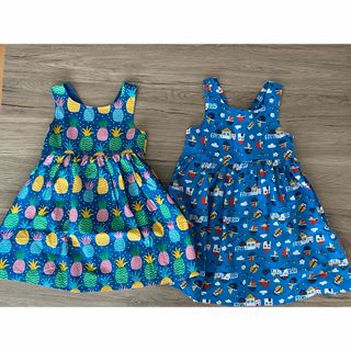 frugi ワンピース110 ２着セット(ワンピース)